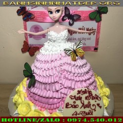 Mẫu bánh sinh nhật búp bê Đẹp & Ngon - BB15